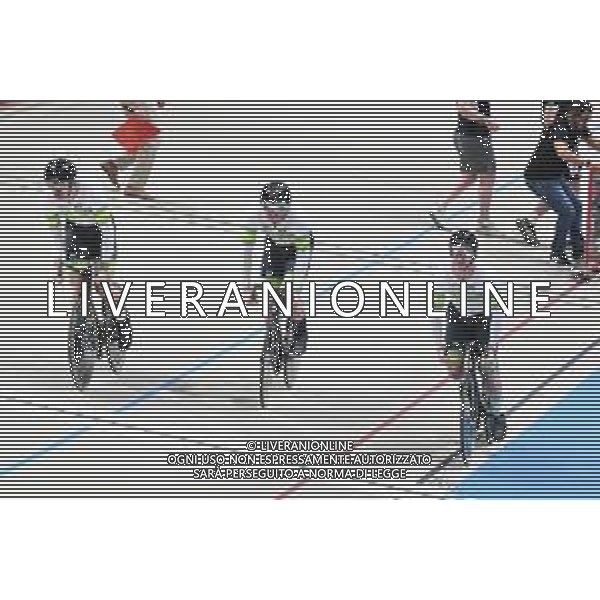 22-10-2025 World Championships Elite Track; Giornata 01; 2025, Australia; Barber, Daniel; Elliott, Ryan; Hoffman, Leigh; Santiago Del Cile - Velodromo Penalolen; ©SIROTTI - AGENZIA ALDO LIVERANI SAS