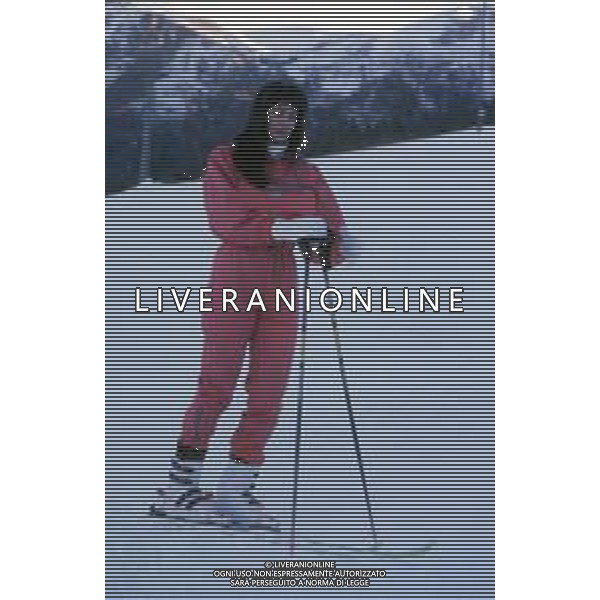 DIAP-RETROSPETTIVA KAY SANDWIK CONDUTTRICE TELEVISIVA E RADIOFONICA NELLA FOTO KAY SANDWIK NELL\'ANNO 1990 AG ALDO LIVERANI SAS 