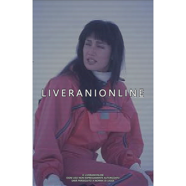 DIAP-RETROSPETTIVA KAY SANDWIK CONDUTTRICE TELEVISIVA E RADIOFONICA NELLA FOTO KAY SANDWIK NELL\'ANNO 1990 AG ALDO LIVERANI SAS 