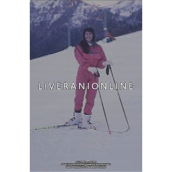 DIAP-RETROSPETTIVA KAY SANDWIK CONDUTTRICE TELEVISIVA E RADIOFONICA NELLA FOTO KAY SANDWIK NELL\'ANNO 1990 AG ALDO LIVERANI SAS 