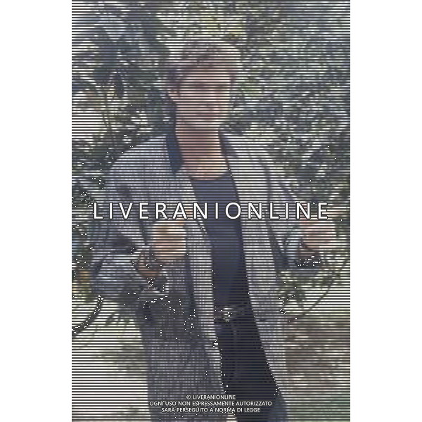 DIAP-RETROSPETTIVA DAVID HASSELHOFF ATTORE NELLA FOTO DAVID HASSELHOFF A MILANO NELL\'ANNO 1989 AG ALDO LIVERANI SAS
