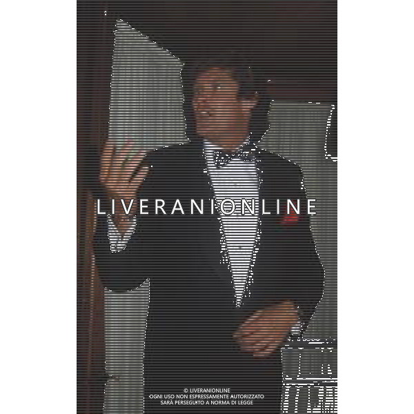 DIAP-RETROSPETTIVA DAVID HASSELHOFF ATTORE NELLA FOTO DAVID HASSELHOFF A MILANO NELL\'ANNO 1989 AG ALDO LIVERANI SAS