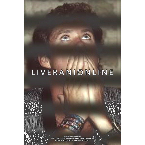 DIAP-RETROSPETTIVA DAVID HASSELHOFF ATTORE NELLA FOTO DAVID HASSELHOFF A MILANO NELL\'ANNO 1989 AG ALDO LIVERANI SAS