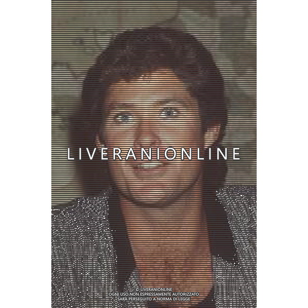 DIAP-RETROSPETTIVA DAVID HASSELHOFF ATTORE NELLA FOTO DAVID HASSELHOFF A MILANO NELL\'ANNO 1989 AG ALDO LIVERANI SAS