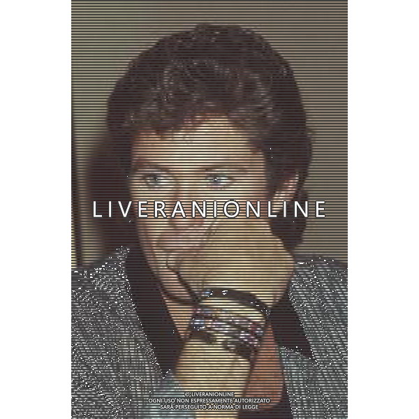 DIAP-RETROSPETTIVA DAVID HASSELHOFF ATTORE NELLA FOTO DAVID HASSELHOFF A MILANO NELL\'ANNO 1989 AG ALDO LIVERANI SAS