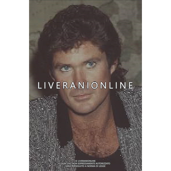 DIAP-RETROSPETTIVA DAVID HASSELHOFF ATTORE NELLA FOTO DAVID HASSELHOFF A MILANO NELL\'ANNO 1989 AG ALDO LIVERANI SAS