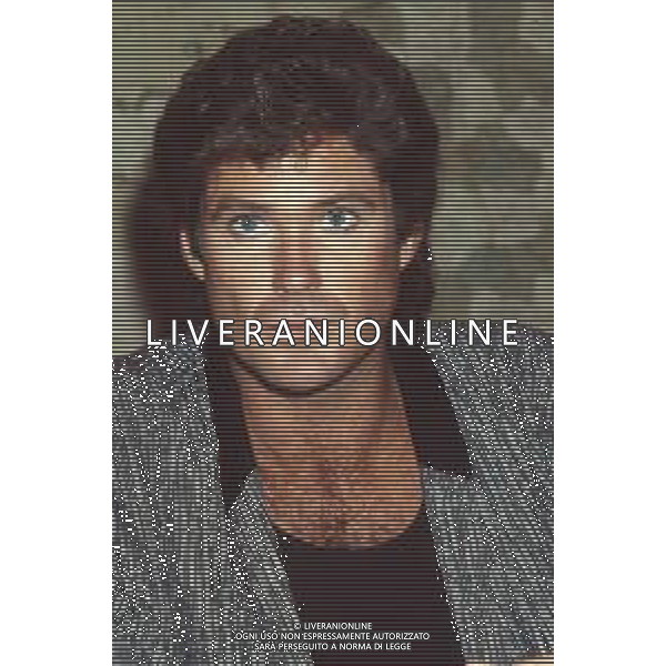 DIAP-RETROSPETTIVA DAVID HASSELHOFF ATTORE NELLA FOTO DAVID HASSELHOFF A MILANO NELL\'ANNO 1989 AG ALDO LIVERANI SAS