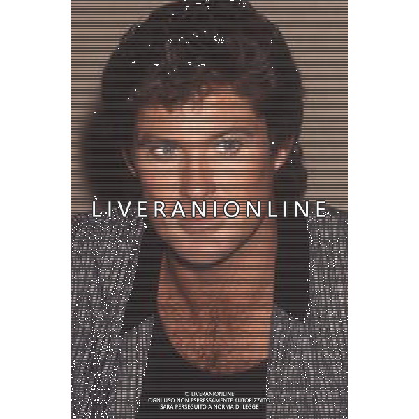 DIAP-RETROSPETTIVA DAVID HASSELHOFF ATTORE NELLA FOTO DAVID HASSELHOFF A MILANO NELL\'ANNO 1989 AG ALDO LIVERANI SAS