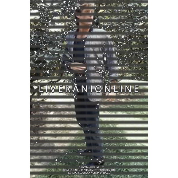 DIAP-RETROSPETTIVA DAVID HASSELHOFF ATTORE NELLA FOTO DAVID HASSELHOFF A MILANO NELL\'ANNO 1989 AG ALDO LIVERANI SAS
