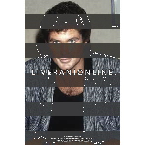 DIAP-RETROSPETTIVA DAVID HASSELHOFF ATTORE NELLA FOTO DAVID HASSELHOFF A MILANO NELL\'ANNO 1989 AG ALDO LIVERANI SAS