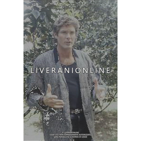 DIAP-RETROSPETTIVA DAVID HASSELHOFF ATTORE NELLA FOTO DAVID HASSELHOFF A MILANO NELL\'ANNO 1989 AG ALDO LIVERANI SAS