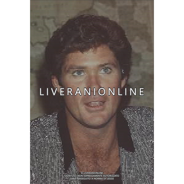 DIAP-RETROSPETTIVA DAVID HASSELHOFF ATTORE NELLA FOTO DAVID HASSELHOFF A MILANO NELL\'ANNO 1989 AG ALDO LIVERANI SAS