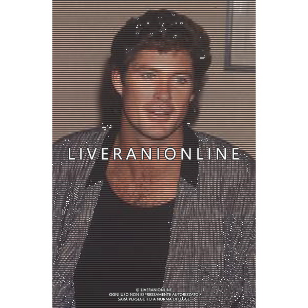 DIAP-RETROSPETTIVA DAVID HASSELHOFF ATTORE NELLA FOTO DAVID HASSELHOFF A MILANO NELL\'ANNO 1989 AG ALDO LIVERANI SAS