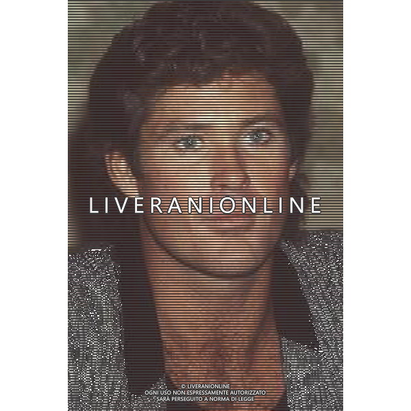 DIAP-RETROSPETTIVA DAVID HASSELHOFF ATTORE NELLA FOTO DAVID HASSELHOFF A MILANO NELL\'ANNO 1989 AG ALDO LIVERANI SAS