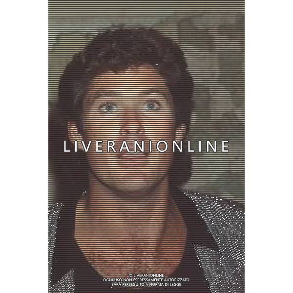 DIAP-RETROSPETTIVA DAVID HASSELHOFF ATTORE NELLA FOTO DAVID HASSELHOFF A MILANO NELL\'ANNO 1989 AG ALDO LIVERANI SAS