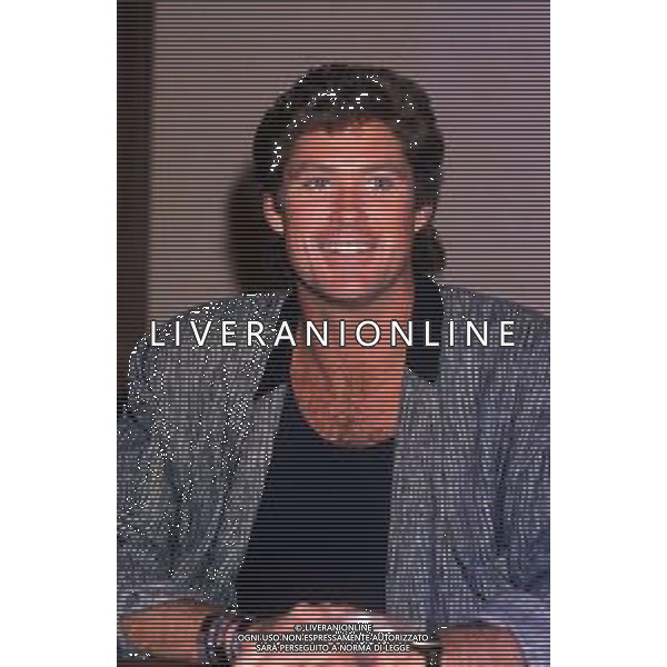 DIAP-RETROSPETTIVA DAVID HASSELHOFF ATTORE NELLA FOTO DAVID HASSELHOFF A MILANO NELL\'ANNO 1989 AG ALDO LIVERANI SAS