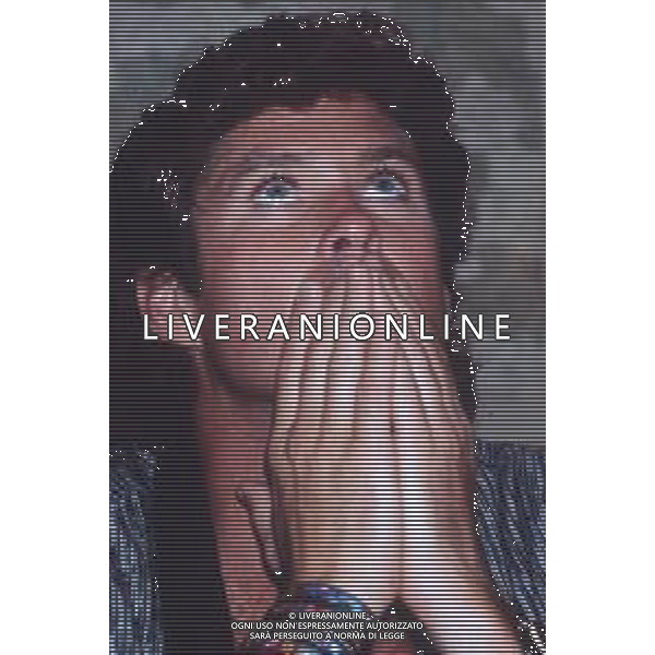 DIAP-RETROSPETTIVA DAVID HASSELHOFF ATTORE NELLA FOTO DAVID HASSELHOFF A MILANO NELL\'ANNO 1989 AG ALDO LIVERANI SAS