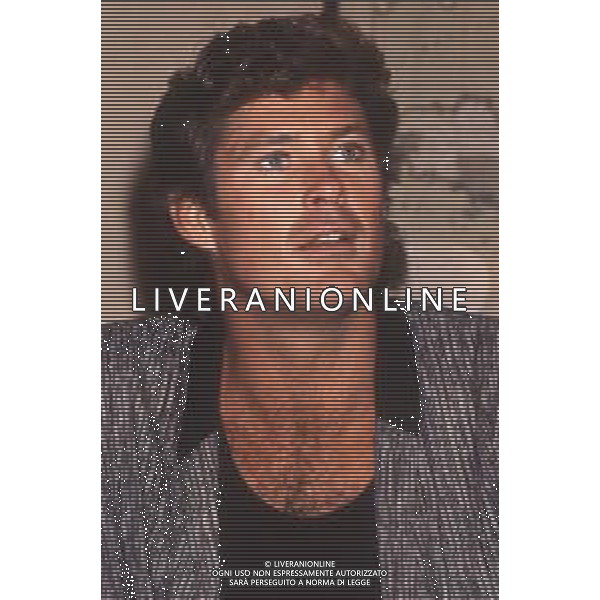 DIAP-RETROSPETTIVA DAVID HASSELHOFF ATTORE NELLA FOTO DAVID HASSELHOFF A MILANO NELL\'ANNO 1989 AG ALDO LIVERANI SAS