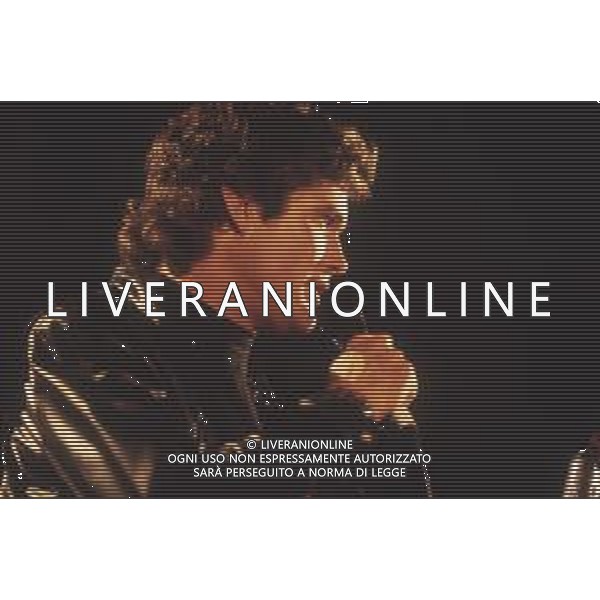 DIAP-RETROSPETTIVA DAVID HASSELHOFF ATTORE NELLA FOTO DAVID HASSELHOFF A MILANO NELL\'ANNO 1989 AG ALDO LIVERANI SAS