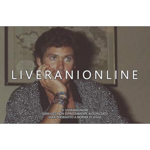 DIAP-RETROSPETTIVA DAVID HASSELHOFF ATTORE NELLA FOTO DAVID HASSELHOFF A MILANO NELL\'ANNO 1989 AG ALDO LIVERANI SAS