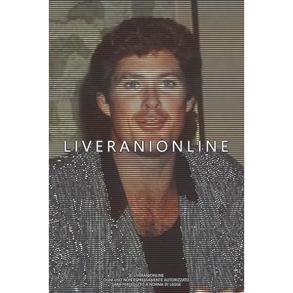 DIAP-RETROSPETTIVA DAVID HASSELHOFF ATTORE NELLA FOTO DAVID HASSELHOFF A MILANO NELL\'ANNO 1989 AG ALDO LIVERANI SAS