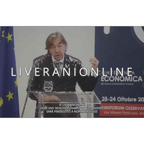 IMOLA 23 10 2025 OSSERVANZA CIRCONDARIO IMOLESE "CONFERENZA ECONOMICA" NELLA FOTO LUCIO POMA PROFESSORE PRESSO NOMISMA