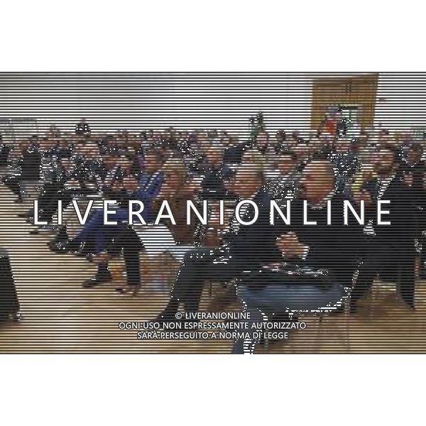 IMOLA 23 10 2025 OSSERVANZA CIRCONDARIO IMOLESE "CONFERENZA ECONOMICA" NELLA FOTO SINDACI DEL CIRCONDARIO IN PLATEA MARCO PANIERI,FRANCESCA MARCHETTI,GABRIELE MELUZZI,CLAUDIO FRANCESCHI,ALBERTO BALDAZZI,MATTEO MONTANARI