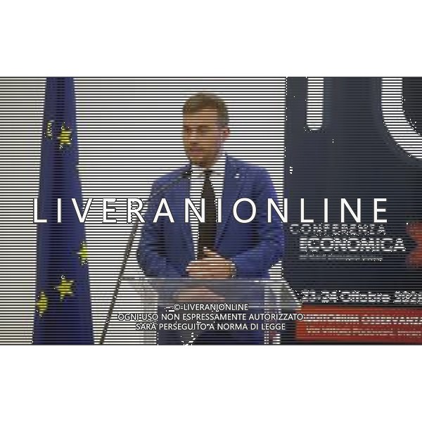 IMOLA 23 10 2025 OSSERVANZA CIRCONDARIO IMOLESE "CONFERENZA ECONOMICA" NELLA FOTO SINDACO DI IMOLA MARCO PANIERI