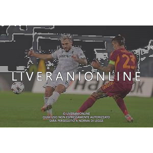 Roma vs Viktoria Plzen Europa League - 3 Giornata Stadio Olimpico - Roma 23-10-2025 nella foto Ladra e Mancini Foto Federico Gaetano - ag Aldo liverani- AGENZIA ALDO LIVERANI SAS