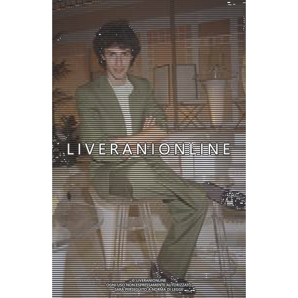 DIAP-RETROSPETTIVA GIAMPIERO INGRASSIA ATTORE NELLA FOTO GIAMPIERO INGRASSIA A MILANO NELL\'ANNO 1986 AG ALDO LIVERANI SAS