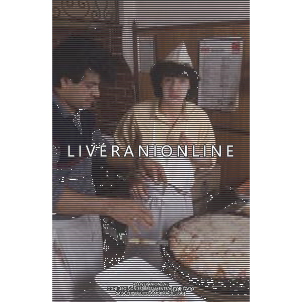 DIAP-RETROSPETTIVA GIAMPIERO INGRASSIA ATTORE NELLA FOTO GIAMPIERO INGRASSIA A MILANO NELL\'ANNO 1986 AG ALDO LIVERANI SAS
