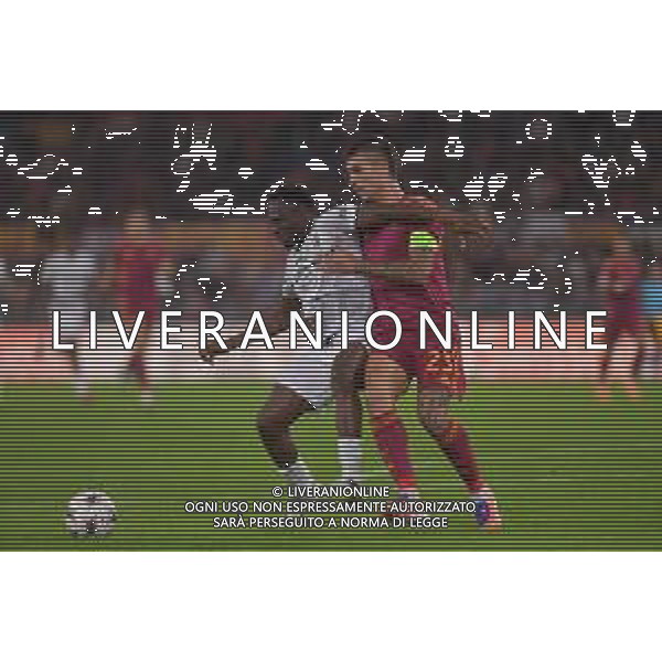 Roma vs Viktoria Plzen Europa League - 3 Giornata Stadio Olimpico - Roma 23-10-2025 nella foto Adu e Mancini Foto Federico Gaetano - ag Aldo liverani- AGENZIA ALDO LIVERANI SAS