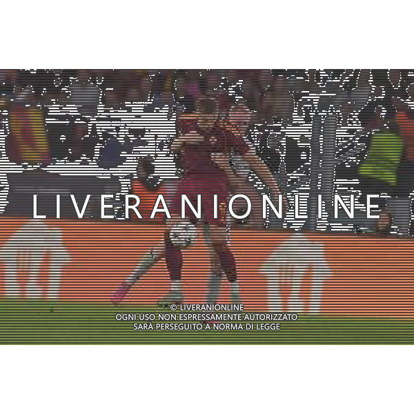 Roma vs Viktoria Plzen Europa League - 3 Giornata Stadio Olimpico - Roma 23-10-2025 nella foto Jemelka e Dovbyk Foto Federico Gaetano - ag Aldo liverani- AGENZIA ALDO LIVERANI SAS
