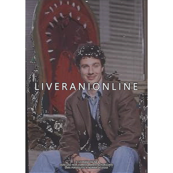 DIAP-RETROSPETTIVA GIAMPIERO INGRASSIA ATTORE NELLA FOTO GIAMPIERO INGRASSIA A MILANO NELL\'ANNO 1986 AG ALDO LIVERANI SAS