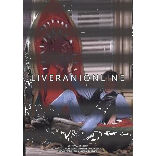 DIAP-RETROSPETTIVA GIAMPIERO INGRASSIA ATTORE NELLA FOTO GIAMPIERO INGRASSIA A MILANO NELL\'ANNO 1986 AG ALDO LIVERANI SAS