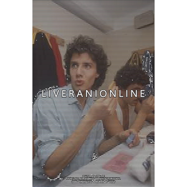 DIAP-RETROSPETTIVA GIAMPIERO INGRASSIA ATTORE NELLA FOTO GIAMPIERO INGRASSIA A MILANO NELL\'ANNO 1986 AG ALDO LIVERANI SAS