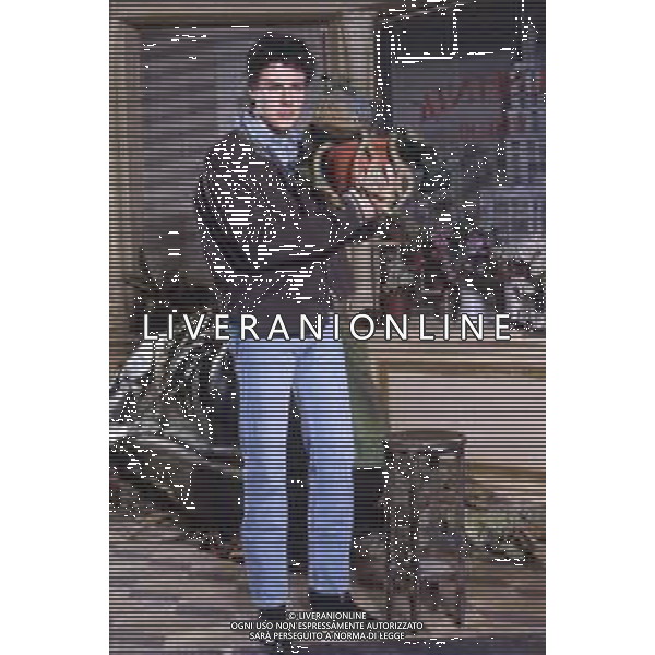 DIAP-RETROSPETTIVA GIAMPIERO INGRASSIA ATTORE NELLA FOTO GIAMPIERO INGRASSIA A MILANO NELL\'ANNO 1986 AG ALDO LIVERANI SAS