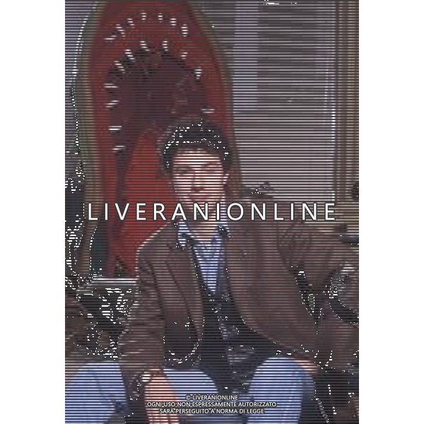 DIAP-RETROSPETTIVA GIAMPIERO INGRASSIA ATTORE NELLA FOTO GIAMPIERO INGRASSIA A MILANO NELL\'ANNO 1986 AG ALDO LIVERANI SAS