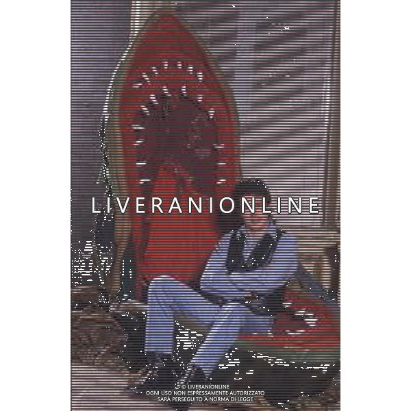 DIAP-RETROSPETTIVA GIAMPIERO INGRASSIA ATTORE NELLA FOTO GIAMPIERO INGRASSIA A MILANO NELL\'ANNO 1986 AG ALDO LIVERANI SAS