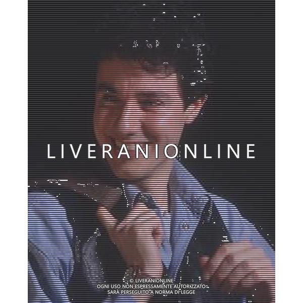 DIAP-RETROSPETTIVA GIAMPIERO INGRASSIA ATTORE NELLA FOTO GIAMPIERO INGRASSIA A MILANO NELL\'ANNO 1986 AG ALDO LIVERANI SAS