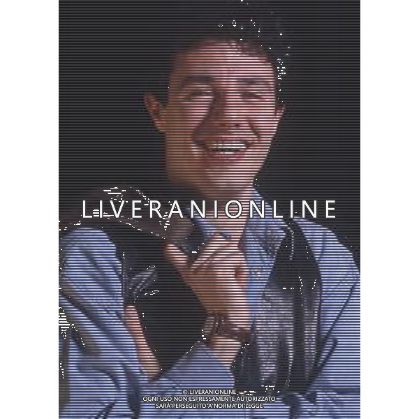DIAP-RETROSPETTIVA GIAMPIERO INGRASSIA ATTORE NELLA FOTO GIAMPIERO INGRASSIA A MILANO NELL\'ANNO 1986 AG ALDO LIVERANI SAS