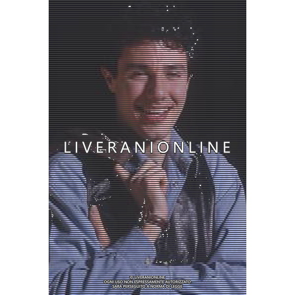 DIAP-RETROSPETTIVA GIAMPIERO INGRASSIA ATTORE NELLA FOTO GIAMPIERO INGRASSIA A MILANO NELL\'ANNO 1986 AG ALDO LIVERANI SAS