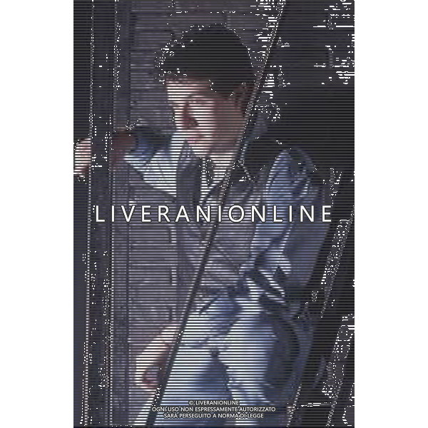 DIAP-RETROSPETTIVA GIAMPIERO INGRASSIA ATTORE NELLA FOTO GIAMPIERO INGRASSIA A MILANO NELL\'ANNO 1986 AG ALDO LIVERANI SAS