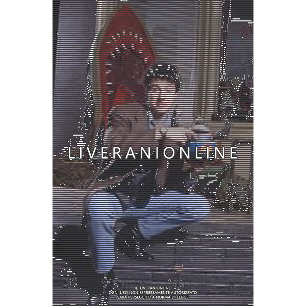 DIAP-RETROSPETTIVA GIAMPIERO INGRASSIA ATTORE NELLA FOTO GIAMPIERO INGRASSIA A MILANO NELL\'ANNO 1986 AG ALDO LIVERANI SAS