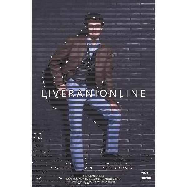DIAP-RETROSPETTIVA GIAMPIERO INGRASSIA ATTORE NELLA FOTO GIAMPIERO INGRASSIA A MILANO NELL\'ANNO 1986 AG ALDO LIVERANI SAS
