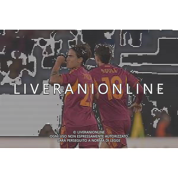 Roma vs Viktoria Plzen Europa League - 3 Giornata Stadio Olimpico - Roma 23-10-2025 nella foto Esultanza Dybala Foto Federico Gaetano - ag Aldo liverani- AGENZIA ALDO LIVERANI SAS