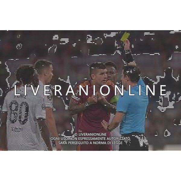 Roma vs Viktoria Plzen Europa League - 3 Giornata Stadio Olimpico - Roma 23-10-2025 nella foto Proteste Mancini con Umut Meler Foto Federico Gaetano - ag Aldo liverani- AGENZIA ALDO LIVERANI SAS