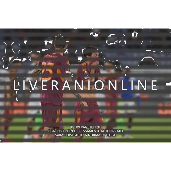 Roma vs Viktoria Plzen Europa League - 3 Giornata Stadio Olimpico - Roma 23-10-2025 nella foto Delusione finale Roma Foto Federico Gaetano - ag Aldo liverani- AGENZIA ALDO LIVERANI SAS