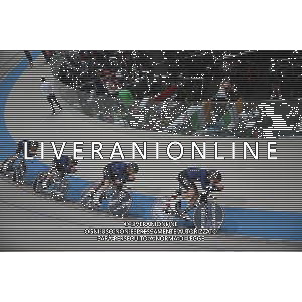 23-10-2025 World Championships Elite Track; Giornata 02; 2025, Usa; Barry, Ashlin; Koontz, Grant; Frislie, Graeme Michael; Johnson, Anders; Santiago Del Cile - Velodromo Penalolen; ©SIROTTI - AGENZIA ALDO LIVERANI SAS