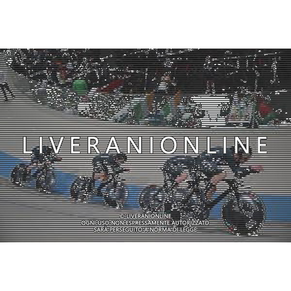 23-10-2025 World Championships Elite Track; Giornata 02; 2025, New Zealand; Sexton, Thomas; Erwood, Marshall; Horbblow, Keegan; Kergozou De La Boessiere, Nicholas; Santiago Del Cile - Velodromo Penalolen; ©SIROTTI - AGENZIA ALDO LIVERANI SAS